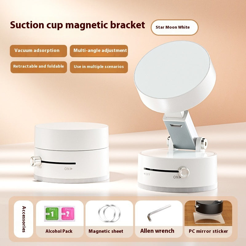Magnetic Car Phone Holder - Vacuum Suction Mount for iPhone & Android