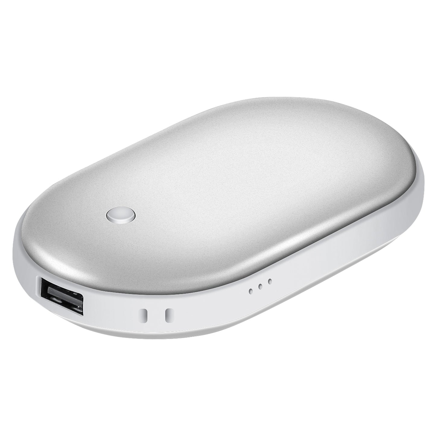 Rechargeable Hand Warmer & 5000mAh Power Bank - Double-Sided Heating