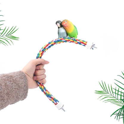 Parrot Standing Pole Climbing Rope Standing Stick Ladder Birdcage Accessories