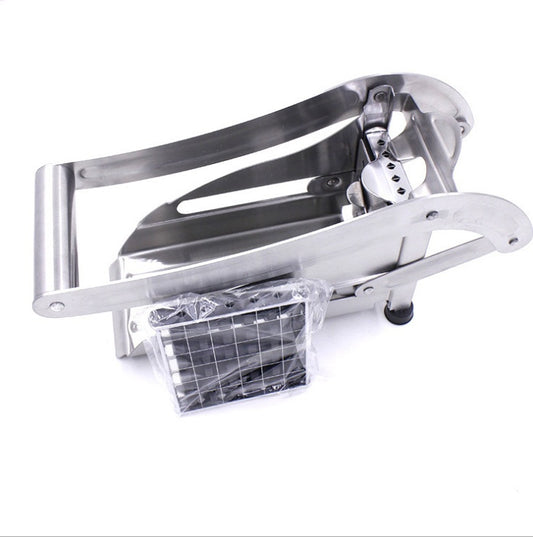 “6-in-1 Stainless Steel Vegetable Cutter – Fast Kitchen Slicer & Chopper”