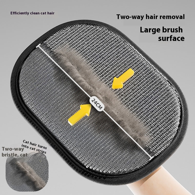 Pet Hair Remover Glove - Electrostatic Cat & Dog Fur Removal Brush