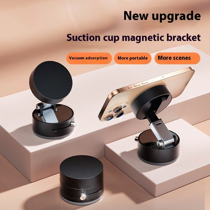 Magnetic Car Phone Holder - Vacuum Suction Mount for iPhone & Android