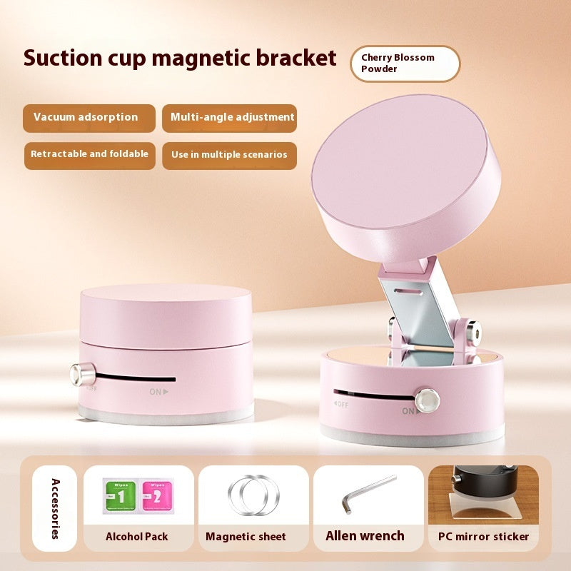 Magnetic Car Phone Holder - Vacuum Suction Mount for iPhone & Android