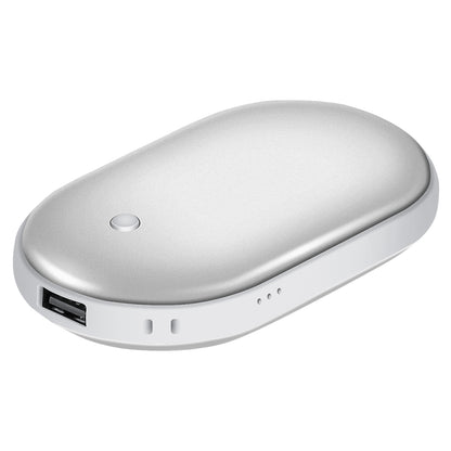 Rechargeable Hand Warmer & 5000mAh Power Bank - Double-Sided Heating