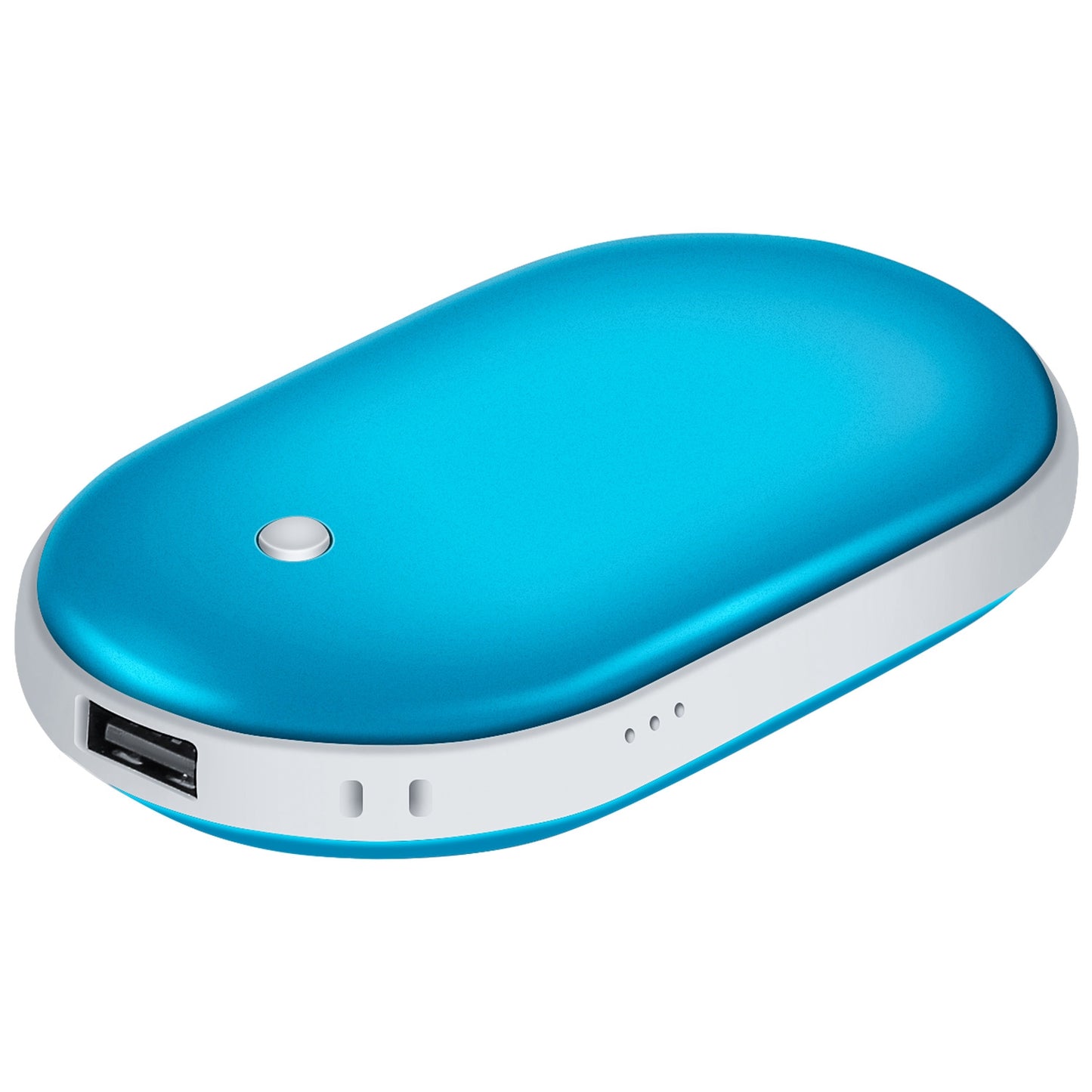 Rechargeable Hand Warmer & 5000mAh Power Bank - Double-Sided Heating