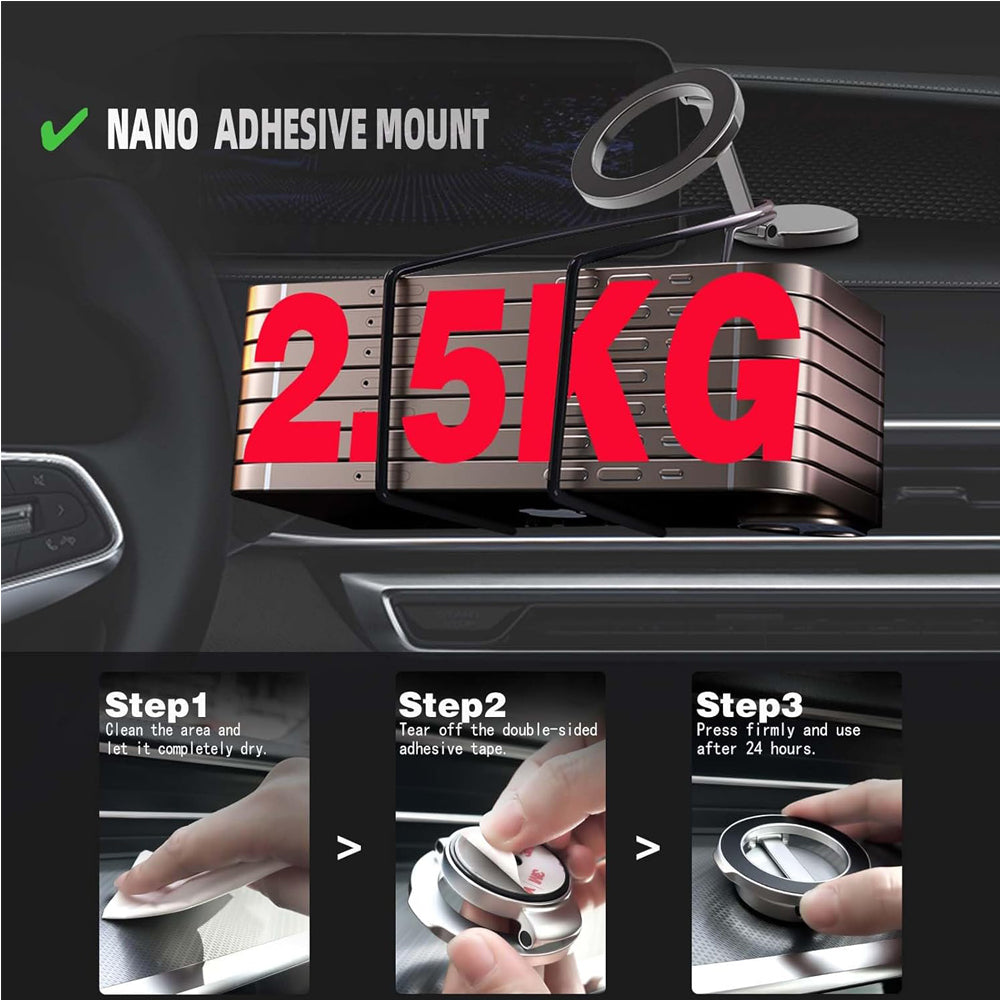 Mobile Phone Holder, Adjustable Magnetic Car Phone Holders