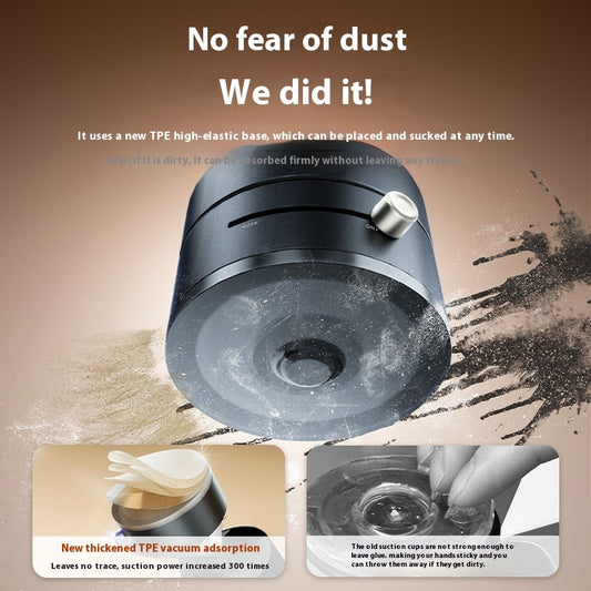 Magnetic Car Phone Holder - Vacuum Suction Mount for iPhone & Android